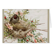 Vintage Watchful Bird (Front Horizontal)