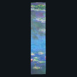 Vintage Water Lilies by Claude Monet Short Table Runner<br><div class="desc">Vintage Water Lilies by Claude Monet Postcard. Beautiful oil on canvas painting of a pond with water lilies in Giverny France.</div>