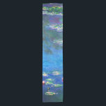 Vintage Water Lilies by Claude Monet Short Table Runner<br><div class="desc">Vintage Water Lilies by Claude Monet Postcard. Beautiful oil on canvas painting of a pond with water lilies in Giverny France.</div>