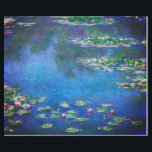 Vintage Water Lilies by Claude Monet Wrapping Paper<br><div class="desc">Vintage Water Lilies by Claude Monet Postcard. Beautiful oil on canvas painting of a pond with water lilies in Giverny France.</div>