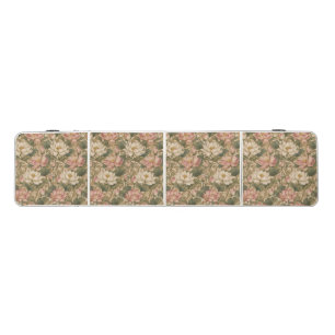 Vintage Water Lotus Botanical Floral Pattern Beer Pong Table