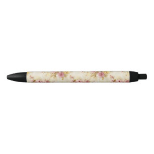 Vintage Watercolor Floral Pattern Pen