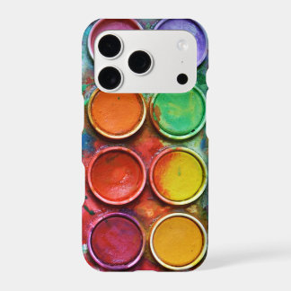 vintage watercolor palette iPhone 17 pro case