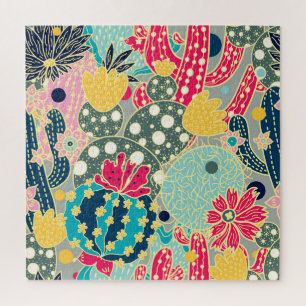 Vintage Watercolor Pumpkin: Autumn Pattern Jigsaw Puzzle