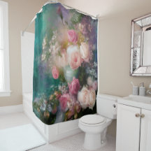 Vintage Watercolor Roses Painted In All Colors