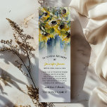 Vintage Watercolor Sunflowers Funeral Thank You Bookmarks<br><div class="desc">Let those who have supported you through your grief know how much you appreciated their kindness,  with these beautiful thank you bookmarks. Featuring an array of watercolor sunflowers and a heartfelt message which can be customized easily.</div>