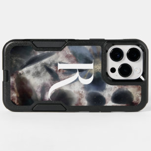 Vintage Watercolour Floral Monogram OtterBox iPhone 14 Pro Max Case