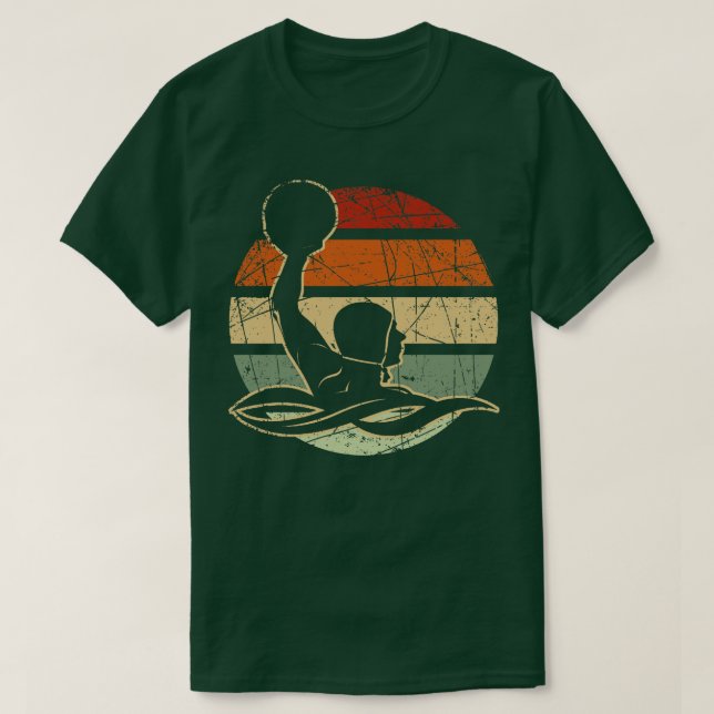 Vintage Waterpolo Player Retro Polo (Design Front)