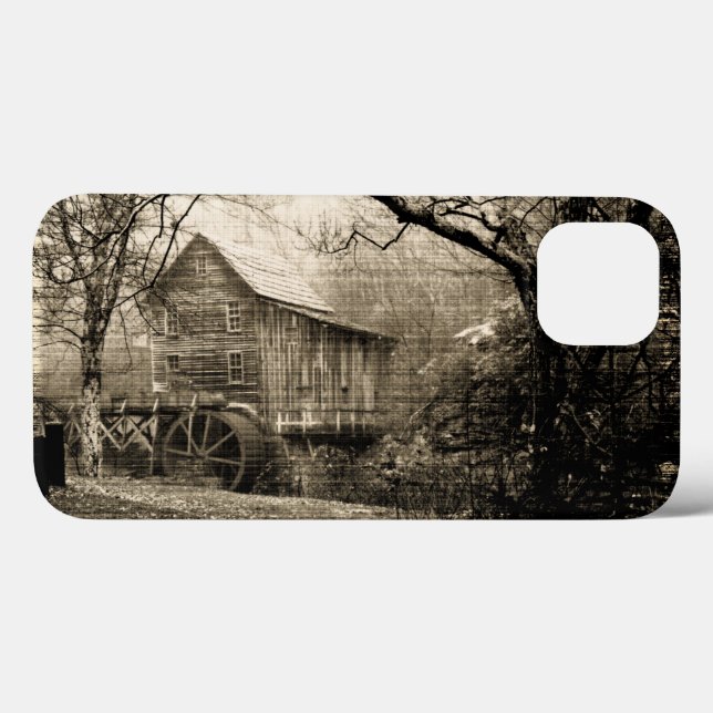 Vintage Waterwheel Case-Mate iPhone Case (Back (Horizontal))