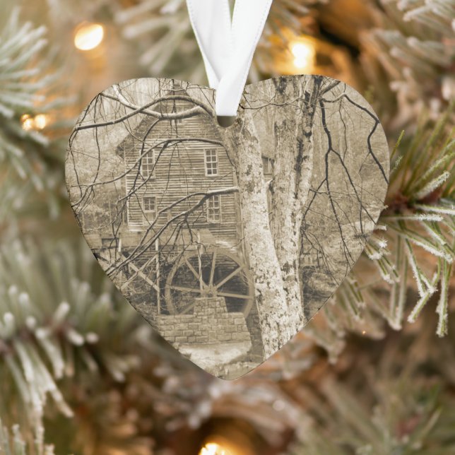 Vintage Waterwheel Ornament (Tree)