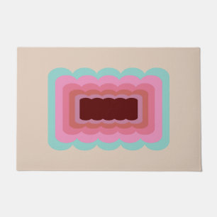 Vintage Wavy Abstract Doormat