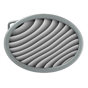 Vintage Wavy Lines Belt Buckle