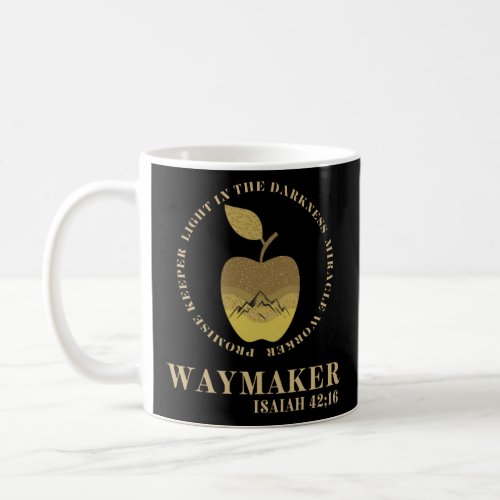 Vintage Waymaker Promise Keeper Miracle Worker Chr Coffee Mug