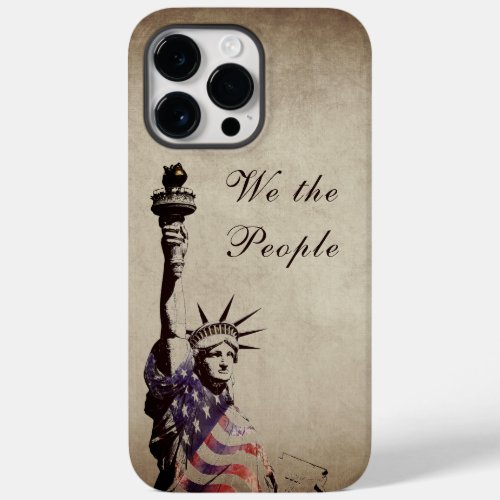 Vintage We the People Patriotic American   Case_Mate iPhone 14 Pro Max Case