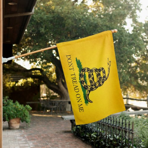 Vintage Weathered Gadsden United States Flag