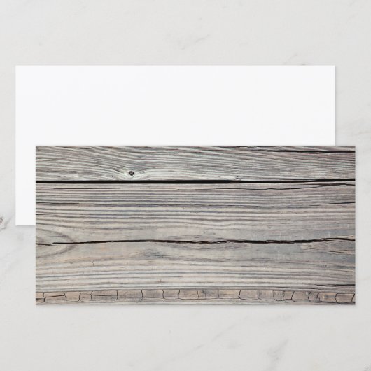 Vintage Weathered Wood Background - Old Board (Front/Back)