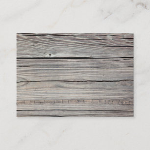 Vintage Weathered Wood Background - Old Board Business Card