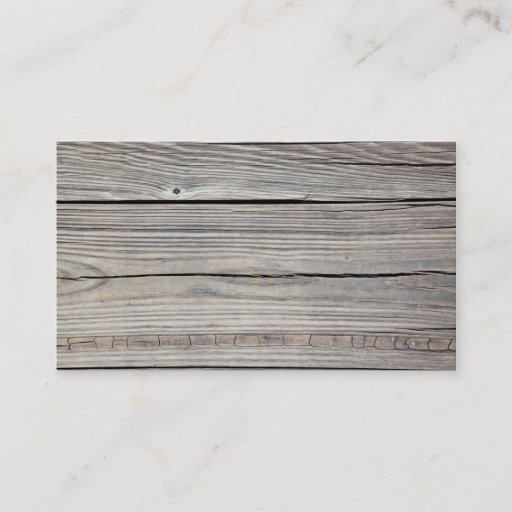 Customizable Vintage Weathered Wood Background - Old Board Business Card Template