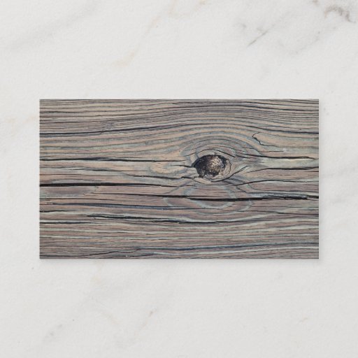 Customizable Vintage Weathered Wood Background - Old Wooden Business Card