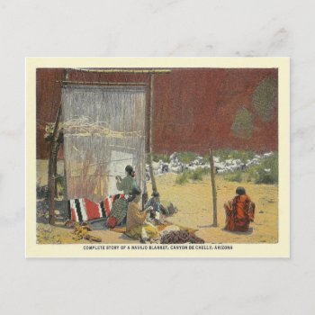 Vintage Weavers Postcard by thedustyattic at Zazzle