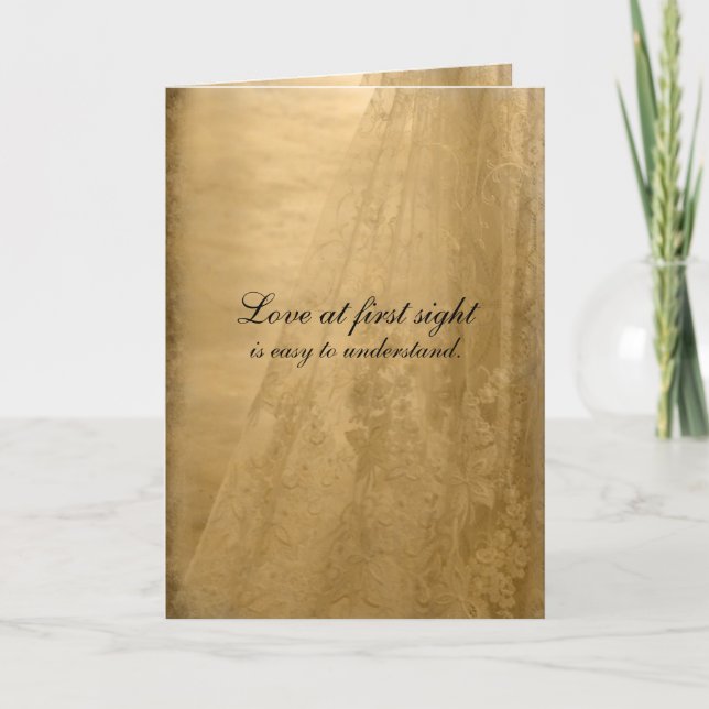 Vintage Wedding Anniversary Card (Front)