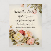 Vintage Wedding Antique Garden Rose Flowers