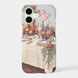Vintage Wedding Banquet Table iPhone 17 Case
