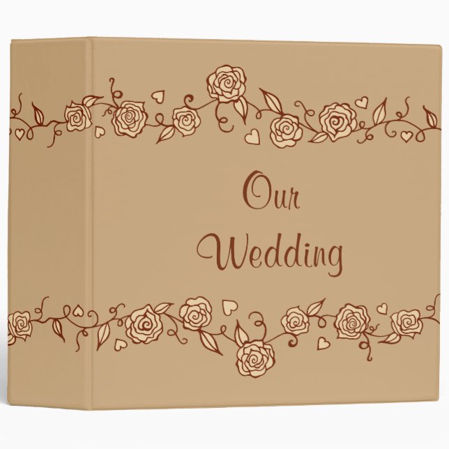 Vintage Wedding  Binder (Front/Spine)