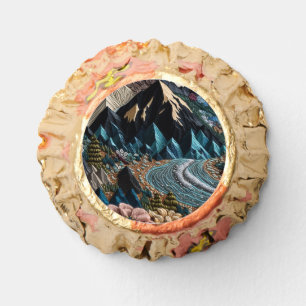 Vintage Wedding Boho Mountains Wrapping Paper Reese's Peanut Butter Cups