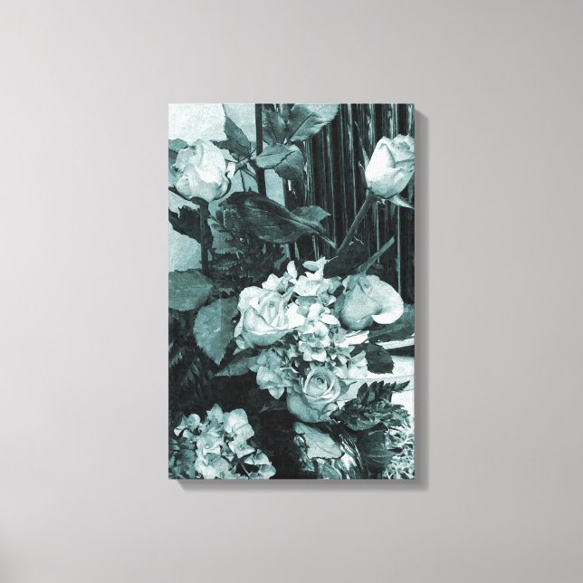 Vintage Wedding Bouquet Canvas Print (Front)
