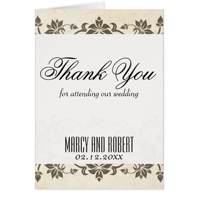 Vintage Wedding Cards (Front)