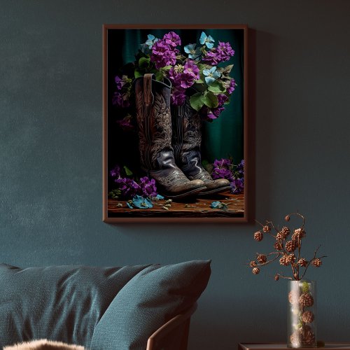 Vintage Wedding Cowboy Boots Decoupage  Tissue Paper