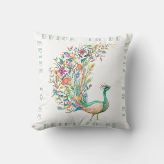 Vintage Wedding Design Throw Pillow