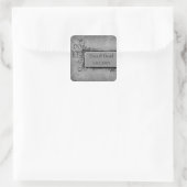 vintage wedding gray envelopes seals (Bag)
