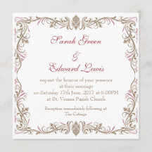 Vintage Wedding Invitation