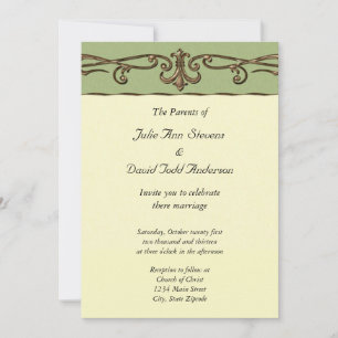 Vintage Wedding Invitation
