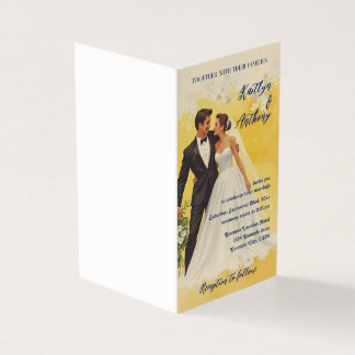 Vintage Wedding Invitation Belle éPoque Style