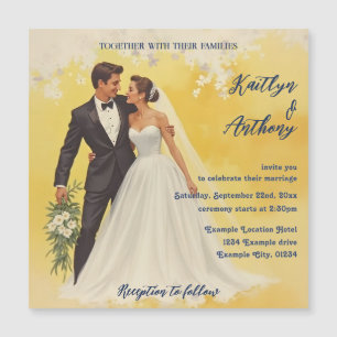 Vintage Wedding Invitation Belle éPoque Style