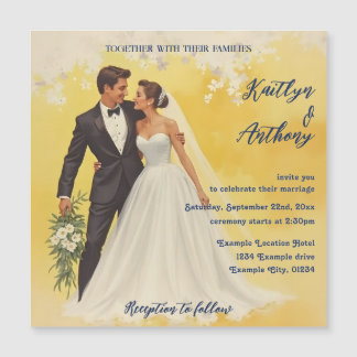 Vintage Wedding Invitation Belle éPoque Style