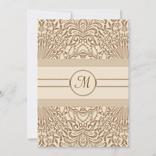 vintage wedding invitations (Front)