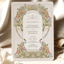 Vintage Wedding Invitations by William Morris