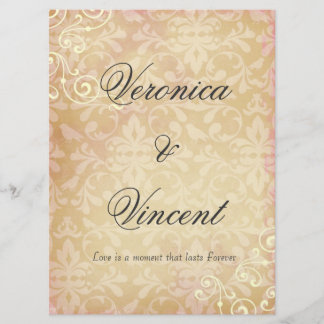 Vintage Wedding Invitations with Love Quote
