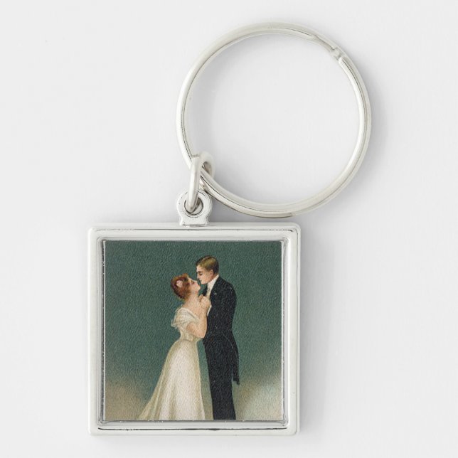 Vintage Wedding Keychain (Front)