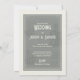 Newspaper Wedding Invitations & Templates