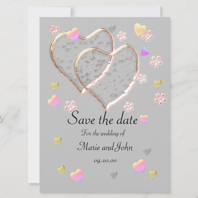 Vintage Wedding ,personalized (Front)