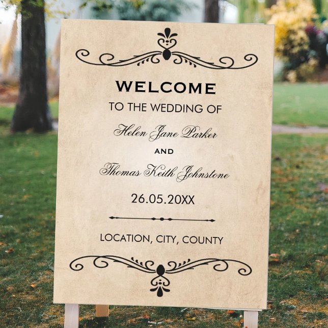 Vintage Wedding Poster (Creator Uploaded)