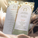 Vintage Wedding Program Art Nouveau by Mucha<br><div class="desc">Introducing the editable Vintage Wedding Program by Alphonse Mucha, now available on Zazzle! This elegant program is the perfect way to guide your guests through your special day. The Vintage Wedding Program features a beautiful Art Nouveau design by the legendary Alphonse Mucha. The design's soft colors and intricate details are...</div>