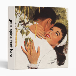 Vintage Wedding Proposal, Love and Romance 3 Ring Binder