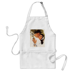 Vintage Wedding Proposal, Love and Romance Adult Apron