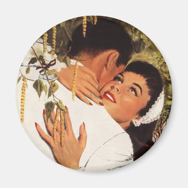 Vintage Wedding Proposal, Love and Romance Magnet (Front)